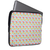 Farbige Retro-Daisy-Blumenmuster-Whimsical Laptopschutzhülle (Vorne Rechts)