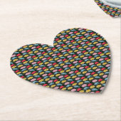 Farbige Retro-Daisy-Blumenmuster-Whimsical Untersetzer (angewinkelt)