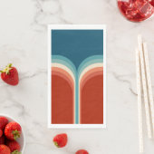 Farbige Retro-Dekoration mit Doppelbogen Serviette (Beispiel)