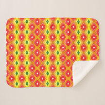 Farbige Retro-Diamantstreifen