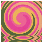 Farbige Retro-Drehung Abstrakt Art #14 Stoff (Nahaufnahme)