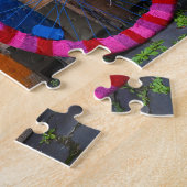 Farbige Retro-Fahrrad-Puzzle Puzzle (Seite)