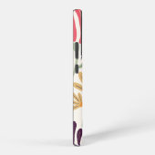 Farbige Retro-Floral-Boho Samsung Galaxy Hülle (Rechte Seite)