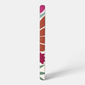 Farbige Retro-Floral-Boho Samsung Galaxy Hülle (Linke Seite)