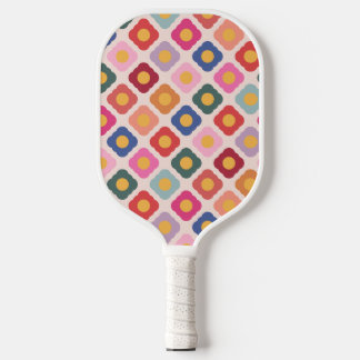 Farbige Retro-Floral-Pickleball-Schläger Pickleball Schläger