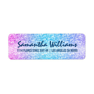 Farbige Retro-Glitzer und Glitzern