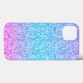 Farbige Retro-Glitzer und Glitzern Case-Mate iPhone Hülle (Rückseite (Horizontal))