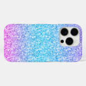 Farbige Retro-Glitzer und Glitzern Case-Mate iPhone Hülle (Rückseite (Horizontal))