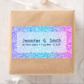 Farbige Retro-Glitzer und Glitzern ombre (Insitu)