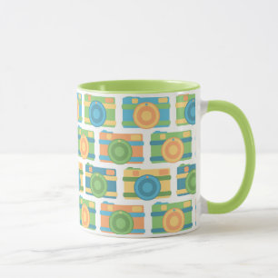 "Farbige Retro-Kameras" Tasse