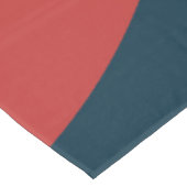 Farbige Retro-Kreismuster Tischdecke (Schrägansicht)