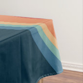 Farbige Retro-Kreismuster Tischdecke (Beispiel)