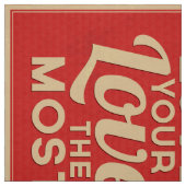 Farbige Retro-Liebe-Quotes Quilmuster Stoff (Muster)