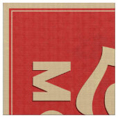 Farbige Retro-Liebe-Quotes Quilmuster Stoff (Nahaufnahme)