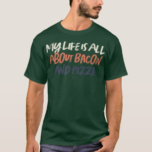 Farbige Retro lustig Mein Leben dreht sich alles u T-Shirt