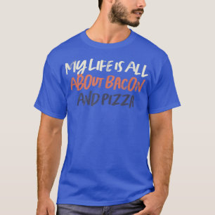 Farbige Retro lustig Mein Leben dreht sich alles u T-Shirt