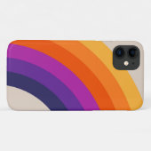 Farbige Retro-Regenbogenkunst Case-Mate iPhone Hülle (Rückseite (Horizontal))