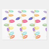 Farbige Retro-Saitenbeleuchtung, die Papier umwick (Vorderseite 3)