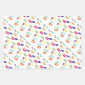 Farbige Retro-Saitenbeleuchtung, die Papier umwick (Vorderseite 2)