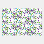 Farbige Retro-Saitenbeleuchtung, die Papier umwick (Vorderseite 3)