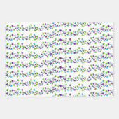 Farbige Retro-Saitenbeleuchtung, die Papier umwick (Vorderseite)