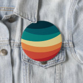 Farbige Retro-Stil-Kurven-Design Button (Beispiel)