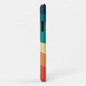 Farbige Retro-Stil-Kurven-Design Case-Mate iPhone Hülle (Hinten/Rechts)