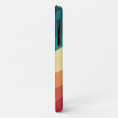 Farbige Retro-Stil-Kurven-Design Case-Mate iPhone Hülle (Hinten/Links)