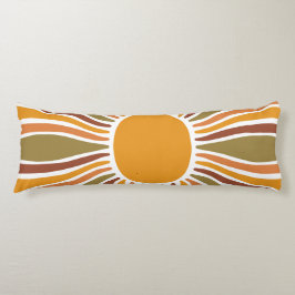 Farbige Retro-Vintage Sonnenaufgang Seitenschläferkissen