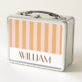 Farbige Retrogelbe Personalisierte Geschenke Vorla Metall Brotdose (Vorderseite)