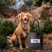 Farbige Retropunkte 80er inspiriert schwarz