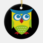 Farbige Retroschale Keramikornament (Vorne)