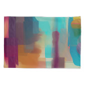 Farbige Retrotonmischung Kissenbezug (Rückseite)