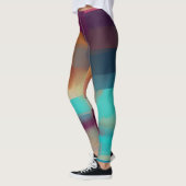 Farbige Retrotonmischung Leggings (Links)