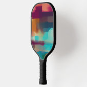 Farbige Retrotonmischung Pickleball Schläger (Links)