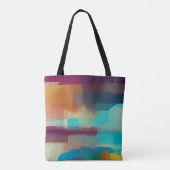 Farbige Retrotonmischung Tasche (Rückseite)