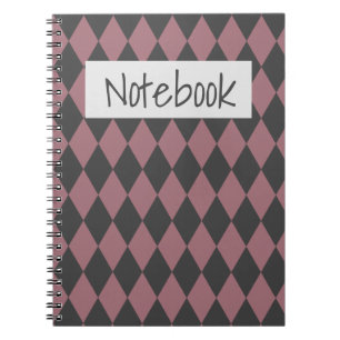 Farbige Rhombus-Kissen Notizblock