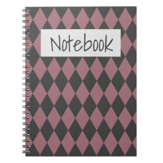 Farbige Rhombus-Kissen Notizblock