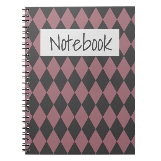 Farbige Rhombus-Kissen Notizblock (Vorderseite)