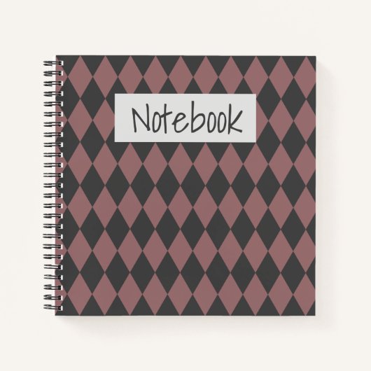 Farbige Rhombus-Klassik Notizblock (Vorderseite)