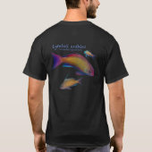 farbige Riff-Fische T-Shirt (Rückseite)