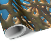 Farbige Riffe Geschenkpapier (Rolleneckpunkt)