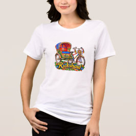Farbige Rikschakunst — Bengalische Kultur T-Shirt Tri-Blend Shirt