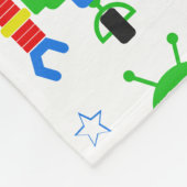 Farbige Roboter Kids Duvet Cover Fleecedecke (Ecke)