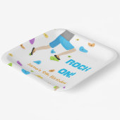 Farbige Rock Climbing Party Papierplatte Pappteller (Gewinkelt)