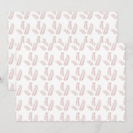 Farbige Rollen aus Packpapier mit verschiedenen Fo Dankeskarte