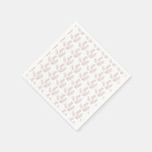 Farbige Rollen aus Packpapier mit verschiedenen Fo Serviette (Ecke)