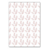 Farbige Rollen aus Packpapier mit verschiedenen Fo Tischnummer (Rückseite)