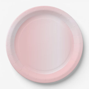 Farbige Rosa Roségold Moderne Trendige Leere Vorla Pappteller