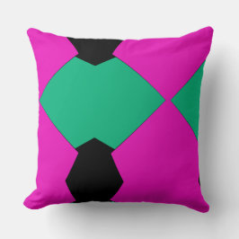 Farbige, rosa und grüne Abstrakte menimalistische  Kissen